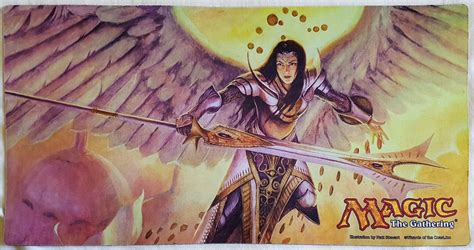 angel playmat mtg|battlegrace angel play mat.